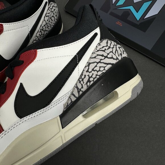 Nike Air Jordan Legacy 312 Low Men’s Sizes White Red Black Sail CD7069-106 - Picture 9 of 12